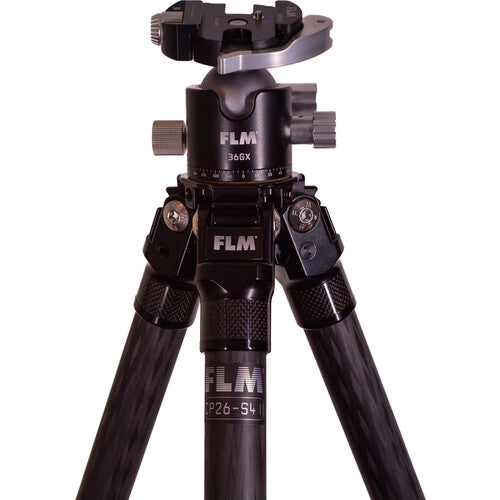 FLM CP22-S4 II Trípode de Fibra de Carbono Capacidad 10 kg Altura 121 cm Kit Completo