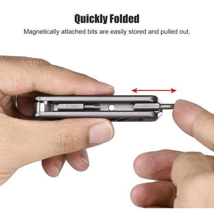 Sunwayfoto EDC Multi-Herramienta Plegable Acero Inoxidable 6 Puntas