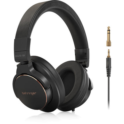 Behringer BH 470 Auriculares de Monitorización Estudio Cerrados 40mm Adapter 1/4" Negro