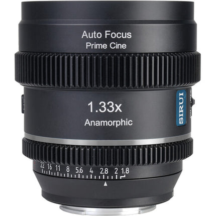 Sirui 20mm T1.8 1.33x Anamorphic Lente S35 con Autofoco y Montura FUJIFILM X