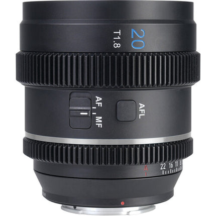 Sirui 20mm T1.8 1.33x Anamorphic Lente S35 con Autofoco y Montura FUJIFILM X