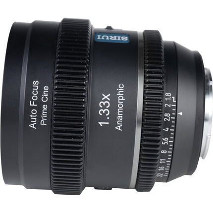 Sirui 20mm T1.8 1.33x Anamorphic Lente S35 con Autofoco y Montura FUJIFILM X