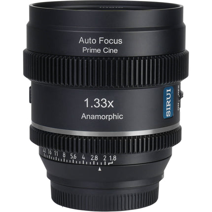 Sirui 20mm T1.8 1.33x Anamorphic Lente S35 con Autofoco y Montura FUJIFILM X