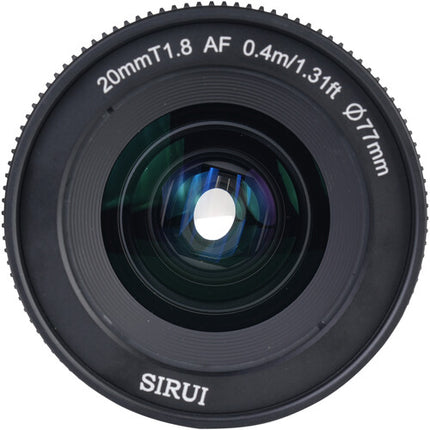 Sirui 20mm T1.8 1.33x Anamorphic Lente S35 con Autofoco y Montura FUJIFILM X