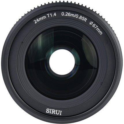 Sirui VP-1 Vision Prime 24mm T1.4 Óptica de Cine Full-Frame con Adaptadores RF Z L