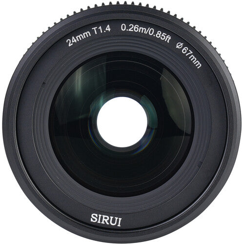 Sirui VP-1 Vision Prime 24mm T1.4 Óptica de Cine Full-Frame con Adaptadores RF Z L