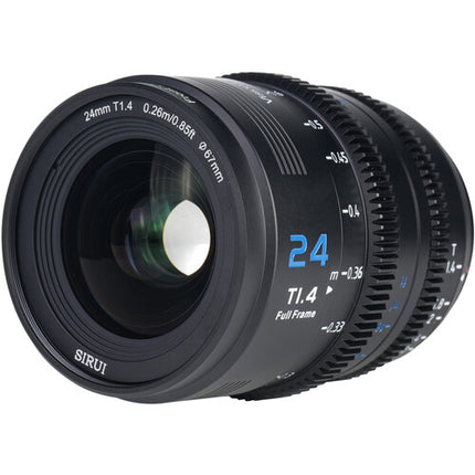Sirui VP-1 Vision Prime 24mm T1.4 Óptica de Cine Full-Frame con Adaptadores RF Z L