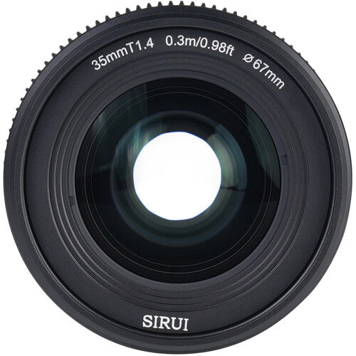 Sirui VP-1 Vision Prime 35mm T1.4 Lente de Cine Full-Frame 46mm Multi-Mount Negro