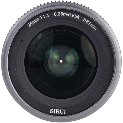 Sirui VP-1 Vision Prime 24mm T1.4 Lente de Cine Full-Frame Multi-Mount con Adaptadores