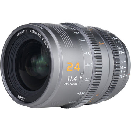 Sirui VP-1 Vision Prime 24mm T1.4 Lente de Cine Full-Frame Multi-Mount con Adaptadores
