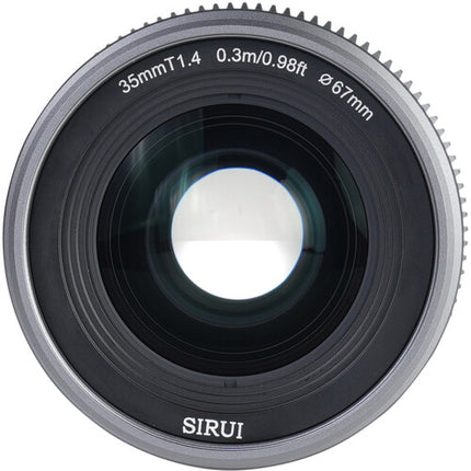 Sirui VP-1 Vision Prime 35mm T1.4 Lente Cine Full-Frame Multi-Montura 46mm Círculo de Imagen Apertura T1.4