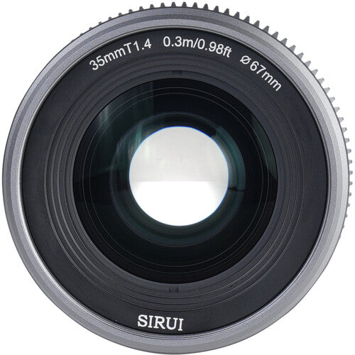 Sirui VP-1 Vision Prime 35mm T1.4 Lente Cine Full-Frame Multi-Montura 46mm Círculo de Imagen Apertura T1.4