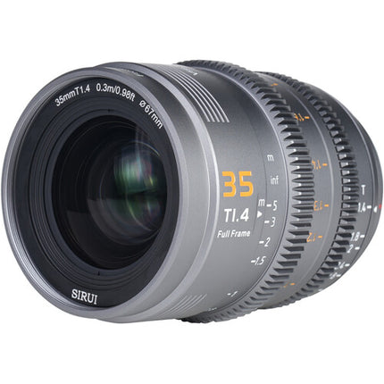 Sirui VP-1 Vision Prime 35mm T1.4 Lente Cine Full-Frame Multi-Montura 46mm Círculo de Imagen Apertura T1.4