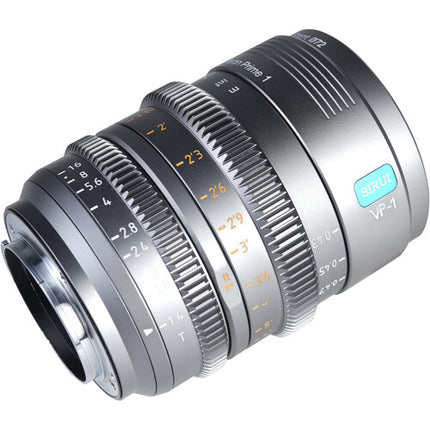 Sirui VP-1 Vision Prime 35mm T1.4 Lente Cine Full-Frame Multi-Montura 46mm Círculo de Imagen Apertura T1.4
