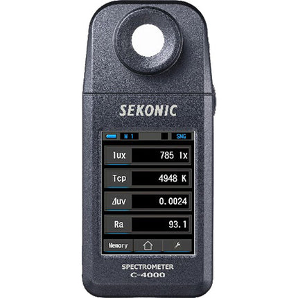 Sekonic C-4000 Espectrómetro para aplicaciones industriales pantalla táctil 2.7 pulgadas