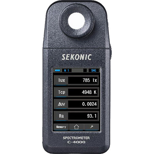 Sekonic C-4000 Espectrómetro para aplicaciones industriales pantalla táctil 2.7 pulgadas