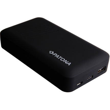 PATONA Cargador Dual con Power Bank para Canon LP-E6 con LED y USB-C