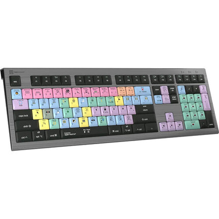 Logickeyboard ASTRA 2 Teclado Retroiluminado para Apple Final Cut Pro X 108 Teclas USB Tipo A