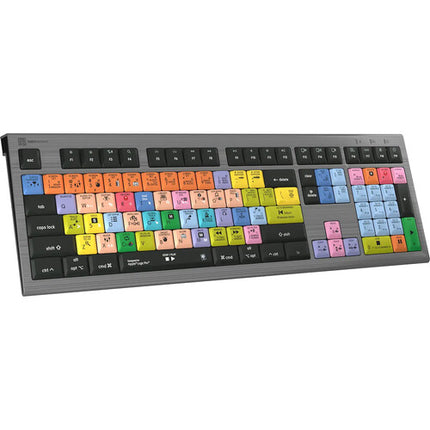 Logickeyboard ASTRA 2 Teclado retroiluminado USB para Apple Logic Pro X Mac