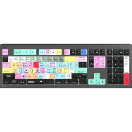 Logickeyboard ASTRA 2 teclado retroiluminado para Adobe Photoshop CC Mac USB