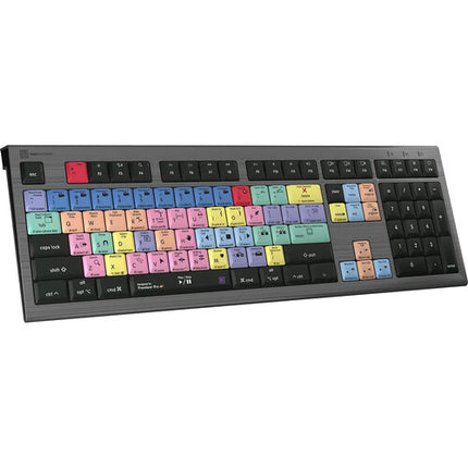 Logickeyboard ASTRA 2 Teclado Retroiluminado Adobe Premiere Pro CC 104 Teclas Mac USB-A
