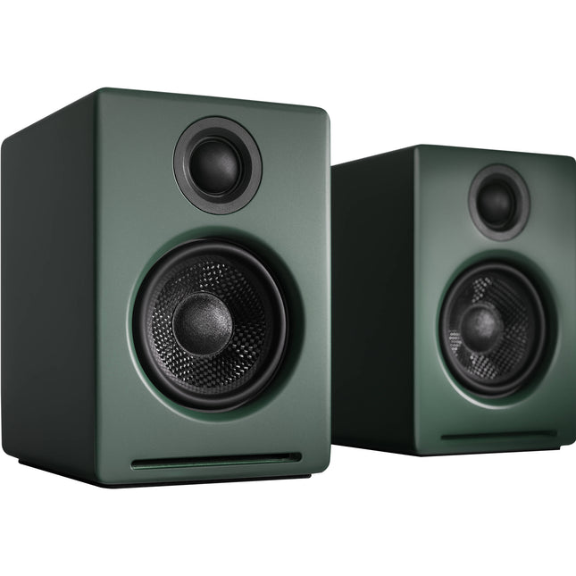 Audioengine A2+ Next Gen Altavoces Inalámbricos Bluetooth 30W RMS 2.75 Pulgadas Par Verde Mate