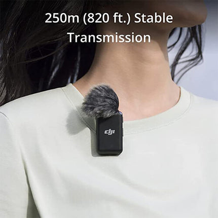 DJI Mic Sistema de Micrófono Digital Inalámbrico Compacto Dual Con Transmisores Grabación 14 Horas y Alcance 250 m