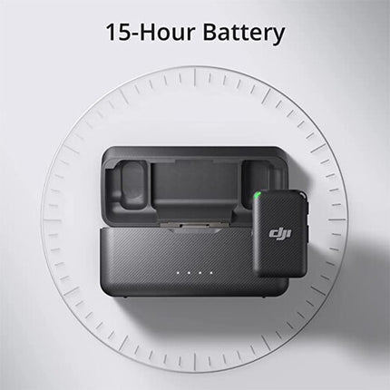 DJI Mic Sistema de Micrófono Digital Inalámbrico Compacto Dual Con Transmisores Grabación 14 Horas y Alcance 250 m