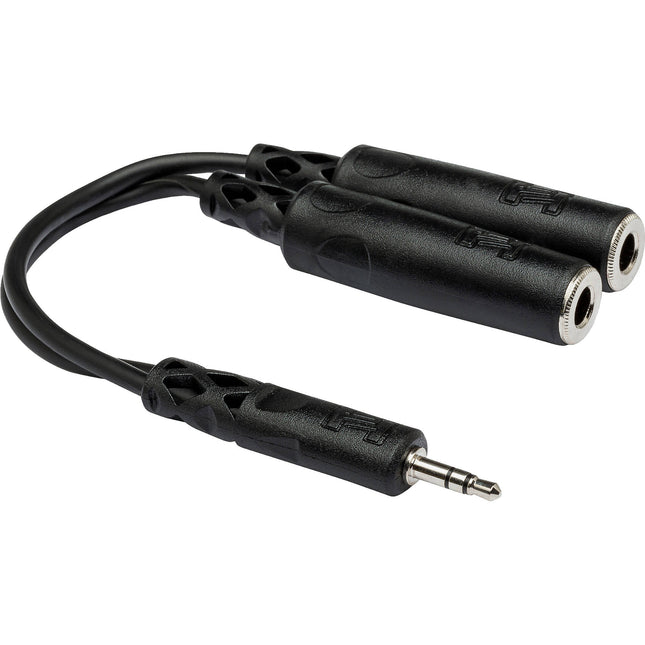 Hosa Technology Cable Y Estéreo 3.5mm Macho a 2 1/4" Hembra 15 cm