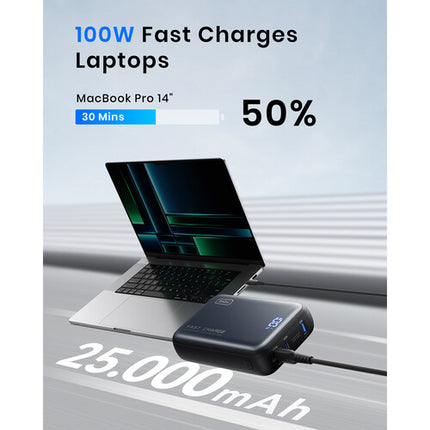 INIU Leopard Power 100W Power Bank Batería 25000mAh Carga Rápida 24W