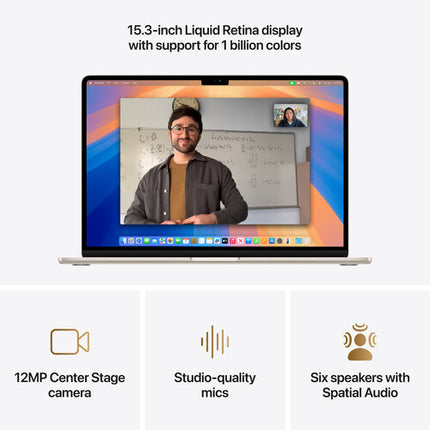 Apple 15" MacBook Air M4 16GB RAM 2TB SSD pantalla Retina liquid