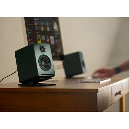 Audioengine A2+ Next Gen Altavoces Inalámbricos Bluetooth 30W RMS 2.75 Pulgadas Par Verde Mate