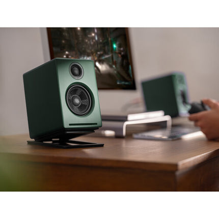 Audioengine A2+ Next Gen Altavoces Inalámbricos Bluetooth 30W RMS 2.75 Pulgadas Par Verde Mate