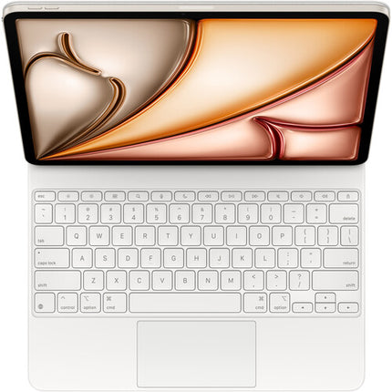 Apple Magic Keyboard para iPad Air 13" M4 Teclado Blanco US con Touchpad Haptico