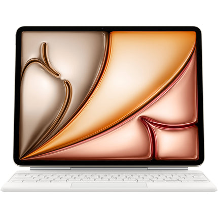 Apple Magic Keyboard para iPad Air 13" M4 Teclado Blanco US con Touchpad Haptico