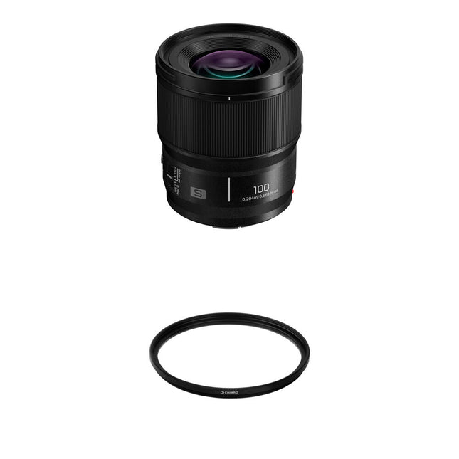Panasonic LUMIX S 100mm f/2.8 Macro Objetivo Full-Frame con Filtro UV 67mm