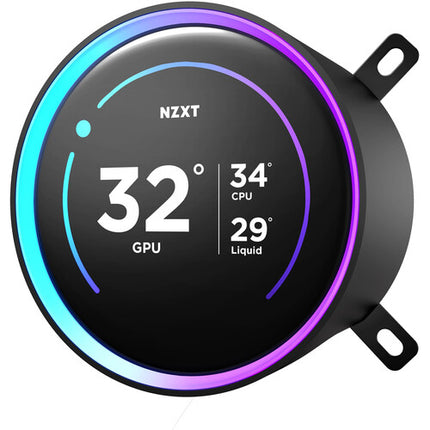 NZXT Kraken Elite RGB 360mm Refrigeración Líquida Todo en Uno Negro 3 Ventiladores PWM