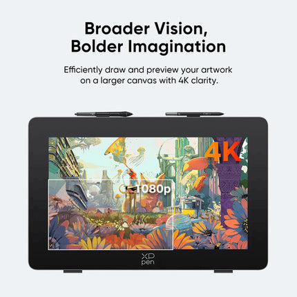 XPPen Artist Pro 24 4K Pantalla de Dibujo 23.8" 3840x2160 16384 Niveles de Presión