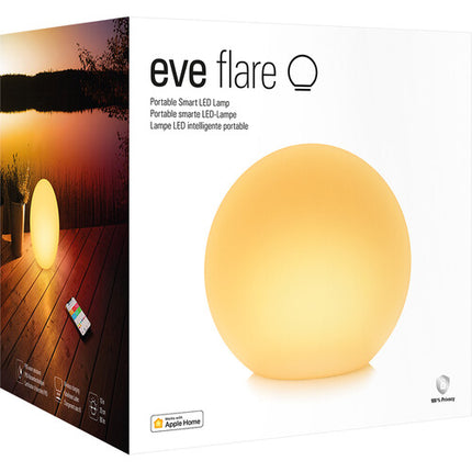 Eve Flare Lámpara LED Inteligente Portátil 95 Lúmenes 6 Horas Batería 2-Pack