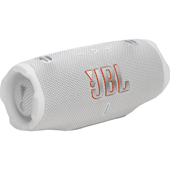 JBL Charge 6 Altavoz Bluetooth portátil blanco 45W batería 24 horas resistente agua polvo