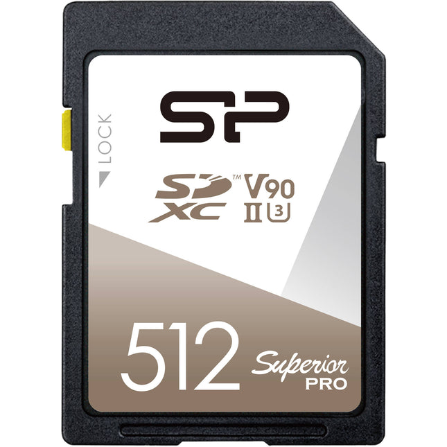 Silicon Power 512GB Tarjeta de Memoria SDXC UHS-II V90 Clase 10 290MB/s