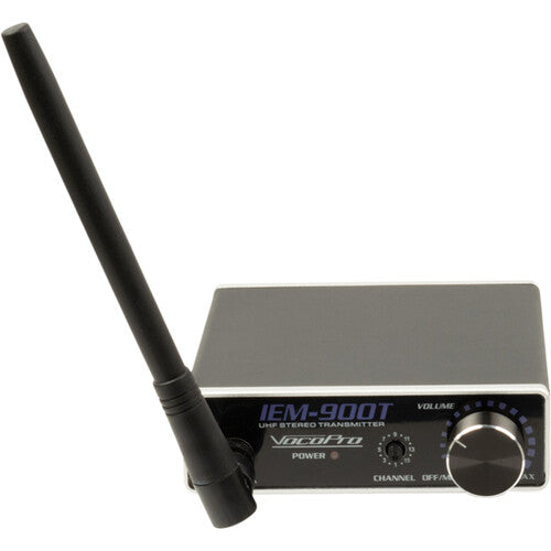 VocoPro IEM-900-ST4 Sistema inalámbrico de escucha asistida 1 transmisor 4 receptores 900 MHz 4 usuarios