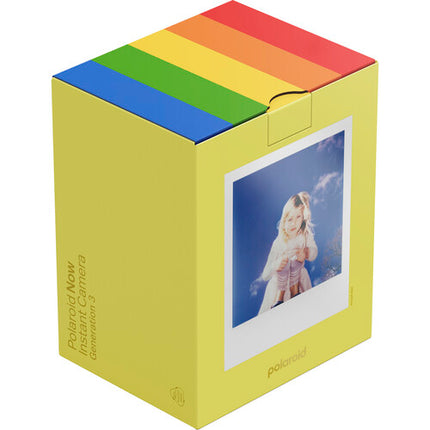 Polaroid Now Generation 3 Cámara Instantánea i-Type con Flash y Batería Recargable Amarillo