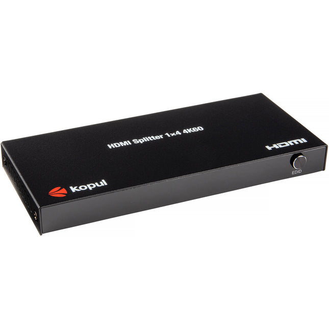 Kopul HDMI-PSP-1X4-4K Pro Splitter HDMI 1x4 4K60Hz con Cable Micro USB