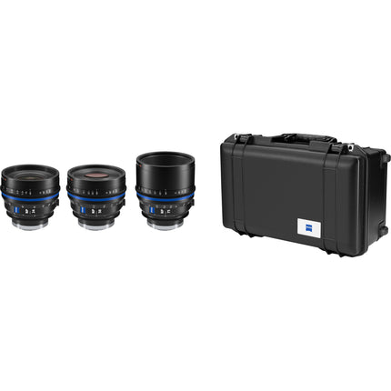 ZEISS Nano Prime Set de 3 Objetivos 24 50 75mm T1.5 con Estuche