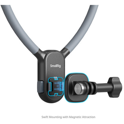SmallRig Soporte de Cuello Quick Release para Cámaras de Acción y Smartphones 2.3-3.6" 23.6" Ergonomía