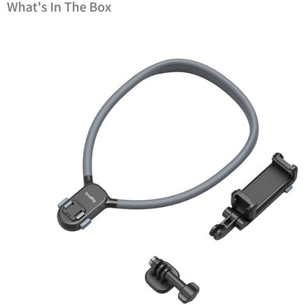 SmallRig Soporte de Cuello Quick Release para Cámaras de Acción y Smartphones 2.3-3.6" 23.6" Ergonomía