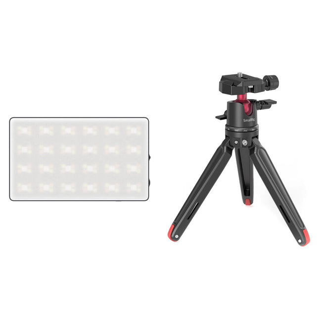 SmallRig RM120 Luz LED RGB Compacta con Mini Trípode y Batería Larga