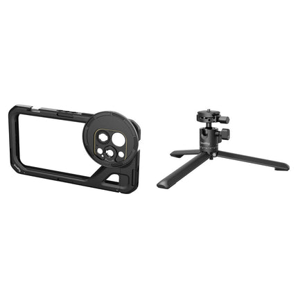 SmallRig Armazón de Video para iPhone 15 Pro Max con Trípode de Mesa y Cabezal Esférico M-Mount 67mm