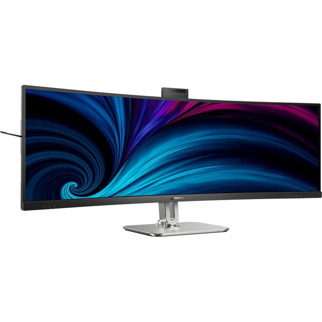 Philips 49B2U6900CH Monitor Curvo SuperAncho 48.8" 1440p HDR USB-C 100W 5MP Webcam Integrada